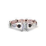 Load image into Gallery viewer, marquise-and-round-eternity-emerald-cut-engagement-ring-with-black-diamond-in-rose-gold-FDEWB9398EMRGBLACK-NL-RG_a0aead16-970b-422f-9f55-4f618a0ed3ce.jpg?v=1756456642
