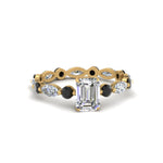 Load image into Gallery viewer, marquise-and-round-eternity-emerald-cut-engagement-ring-with-black-diamond-in-yellow-gold-FDEWB9398EMRGBLACK-NL-YG_7a77358b-2c7c-41df-8a78-9fafe50dffd6.jpg?v=1756456642
