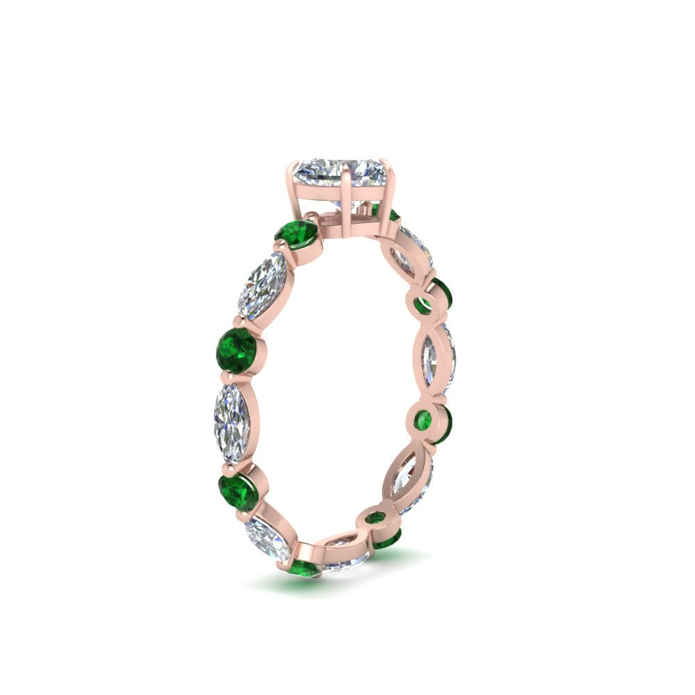 marquise-and-round-eternity-heart-shaped-diamond-engagement-ring-with-emerald-in-rose-gold-FDEWB9398HTRGEMGRANGLE2-NL-RG.jpg?v=1756456509