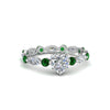 Load image into Gallery viewer, marquise-and-round-eternity-heart-shaped-diamond-engagement-ring-with-emerald-in-white-gold-FDEWB9398HTRGEMGR-NL-WG_cb446ace-c266-4e55-a0e3-cd48478bc0b5.jpg?v=1756456653