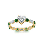 Load image into Gallery viewer, marquise-and-round-eternity-heart-shaped-diamond-engagement-ring-with-emerald-in-yellow-gold-FDEWB9398HTRGEMGRANGLE5-NL-YG_ce4da627-33e3-475c-a458-89e4e30803ca.jpg?v=1756456653
