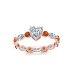 Load image into Gallery viewer, marquise-and-round-eternity-heart-shaped-diamond-engagement-ring-with-orange-sapphire-in-rose-gold-FDEWB9398HTRGSAORANGLE5-NL-RG_e8c3a528-7150-4fcc-80b5-d23e6c706815.jpg?v=1756456653
