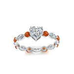 Load image into Gallery viewer, marquise-and-round-eternity-heart-shaped-diamond-engagement-ring-with-orange-sapphire-in-white-gold-FDEWB9398HTRGSAORANGLE5-NL-WG.jpg?v=1756456509
