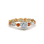 Load image into Gallery viewer, marquise-and-round-eternity-heart-shaped-diamond-engagement-ring-with-orange-sapphire-in-yellow-gold-FDEWB9398HTRGSAOR-NL-YG_bb74514b-49da-454f-a9e1-15598e7d25ac.jpg?v=1756456652
