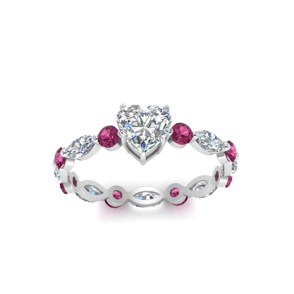 marquise-and-round-eternity-heart-shaped-diamond-engagement-ring-with-pink-sapphire-in-white-gold-FDEWB9398HTRGSADRPIANGLE5-NL-WG.jpg?v=1756456509