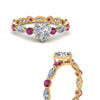 Load image into Gallery viewer, marquise-and-round-eternity-heart-shaped-diamond-engagement-ring-with-pink-sapphire-in-yellow-gold-FDEWB9398HTRGSADRPIANGLE3-NL-YG_7e690665-610d-45b3-aca9-26204a53a541.jpg?v=1756456652