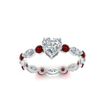 Load image into Gallery viewer, marquise-and-round-eternity-heart-shaped-diamond-engagement-ring-with-ruby-in-white-gold-FDEWB9398HTRGRUDRANGLE5-NL-WG.jpg?v=1756456509
