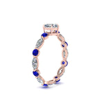 Load image into Gallery viewer, marquise-and-round-eternity-heart-shaped-diamond-engagement-ring-with-sapphire-in-rose-gold-FDEWB9398HTRGSABLANGLE2-NL-RG.jpg?v=1756456512
