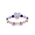 Load image into Gallery viewer, marquise-and-round-eternity-heart-shaped-diamond-engagement-ring-with-sapphire-in-rose-gold-FDEWB9398HTRGSABLANGLE5-NL-RG_b9370e5c-fd39-4976-a1ea-7843b6da2e7f.jpg?v=1756456652
