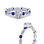 Load image into Gallery viewer, marquise-and-round-eternity-heart-shaped-diamond-engagement-ring-with-sapphire-in-white-gold-FDEWB9398HTRGSABLANGLE3-NL-WG_5106e0fc-602a-4796-859d-686f8de27838.jpg?v=1756456653
