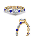 Load image into Gallery viewer, marquise-and-round-eternity-heart-shaped-diamond-engagement-ring-with-sapphire-in-yellow-gold-FDEWB9398HTRGSABLANGLE3-NL-YG_12c8abea-3a6a-48c6-ac4f-1b91f2d568b8.jpg?v=1756456652

