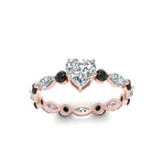 Load image into Gallery viewer, marquise-and-round-eternity-heart-shaped-engagement-ring-with-black-diamond-in-rose-gold-FDEWB9398HTRGBLACKANGLE5-NL-RG.jpg?v=1756456509
