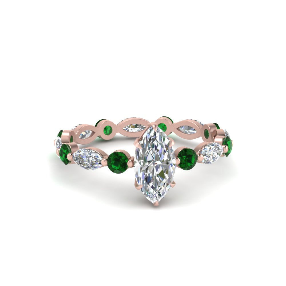 marquise-and-round-eternity-marquise-cut-diamond-engagement-ring-with-emerald-in-rose-gold-FDEWB9398MQRGEMGR-NL-RG.jpg?v=1756456524