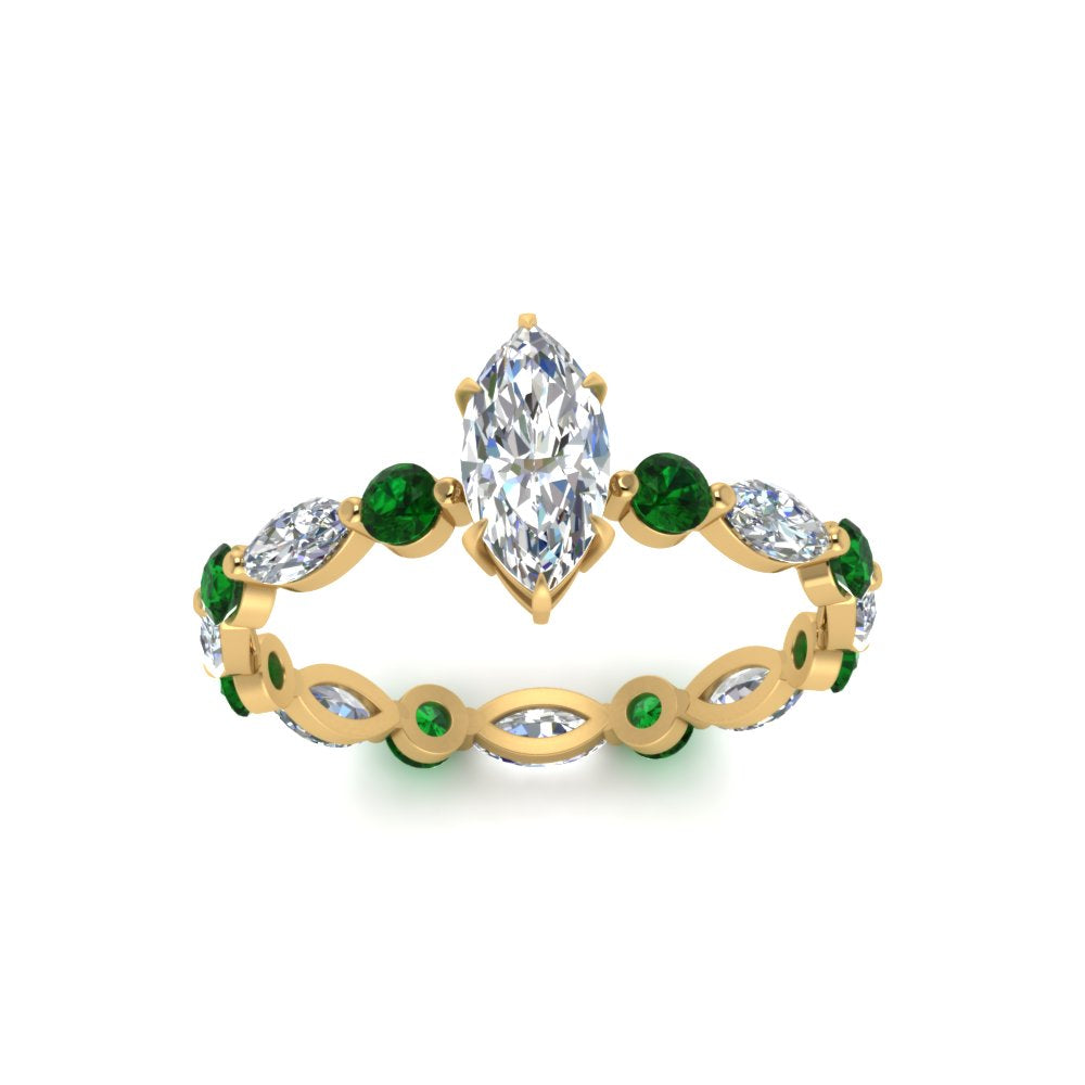 marquise-and-round-eternity-marquise-cut-diamond-engagement-ring-with-emerald-in-yellow-gold-FDEWB9398MQRGEMGRANGLE5-NL-YG.jpg?v=1756456524
