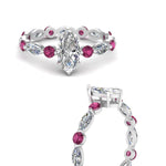 Load image into Gallery viewer, marquise-and-round-eternity-marquise-cut-diamond-engagement-ring-with-pink-sapphire-in-white-gold-FDEWB9398MQRGSADRPIANGLE3-NL-WG.jpg?v=1756456524
