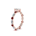 Load image into Gallery viewer, marquise-and-round-eternity-marquise-cut-diamond-engagement-ring-with-ruby-in-rose-gold-FDEWB9398MQRGRUDRANGLE2-NL-RG.jpg?v=1756456525
