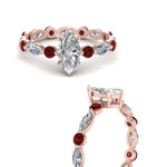 Load image into Gallery viewer, marquise-and-round-eternity-marquise-cut-diamond-engagement-ring-with-ruby-in-rose-gold-FDEWB9398MQRGRUDRANGLE3-NL-RG.jpg?v=1756456524
