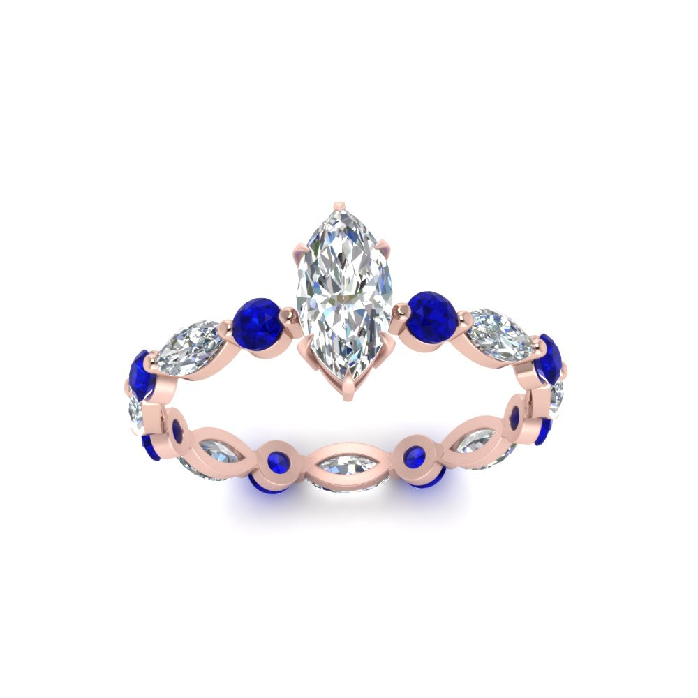 marquise-and-round-eternity-marquise-cut-diamond-engagement-ring-with-sapphire-in-rose-gold-FDEWB9398MQRGSABLANGLE5-NL-RG.jpg?v=1756456524