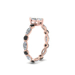 Load image into Gallery viewer, marquise-and-round-eternity-marquise-cut-engagement-ring-with-black-diamond-in-rose-gold-FDEWB9398MQRGBLACKANGLE2-NL-RG.jpg?v=1756456525
