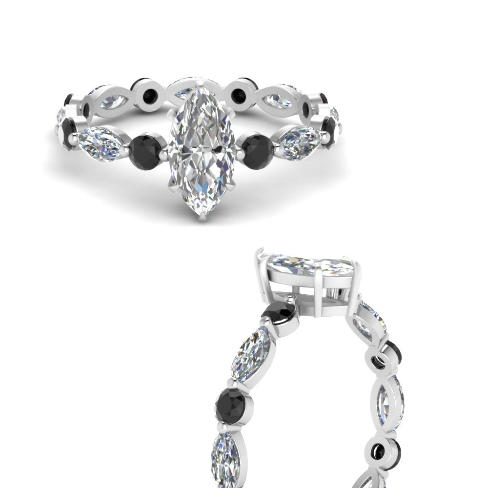 marquise-and-round-eternity-marquise-cut-engagement-ring-with-black-diamond-in-white-gold-FDEWB9398MQRGBLACKANGLE3-NL-WG.jpg?v=1756456524