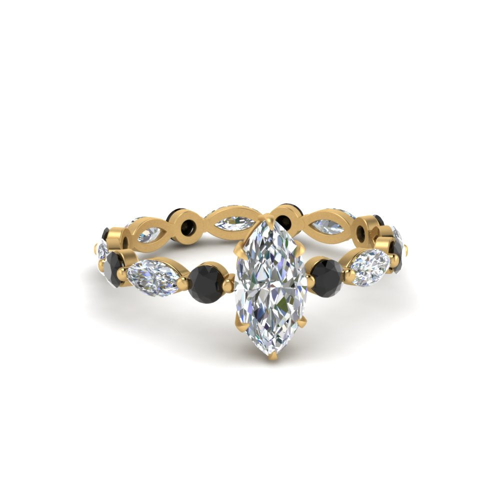 marquise-and-round-eternity-marquise-cut-engagement-ring-with-black-diamond-in-yellow-gold-FDEWB9398MQRGBLACK-NL-YG.jpg?v=1756456524