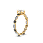Load image into Gallery viewer, marquise-and-round-eternity-marquise-cut-engagement-ring-with-black-diamond-in-yellow-gold-FDEWB9398MQRGBLACKANGLE2-NL-YG.jpg?v=1756456525
