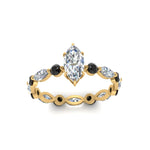 Load image into Gallery viewer, marquise-and-round-eternity-marquise-cut-engagement-ring-with-black-diamond-in-yellow-gold-FDEWB9398MQRGBLACKANGLE5-NL-YG.jpg?v=1756456525
