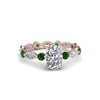 Load image into Gallery viewer, marquise-and-round-eternity-oval-shaped-diamond-engagement-ring-with-emerald-in-rose-gold-FDEWB9398OVRGEMGR-NL-RG.jpg?v=1756456539