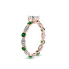 Load image into Gallery viewer, marquise-and-round-eternity-oval-shaped-diamond-engagement-ring-with-emerald-in-rose-gold-FDEWB9398OVRGEMGRANGLE2-NL-RG.jpg?v=1756456540