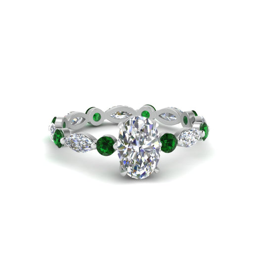 marquise-and-round-eternity-oval-shaped-diamond-engagement-ring-with-emerald-in-white-gold-FDEWB9398OVRGEMGR-NL-WG.jpg?v=1756456540