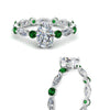 Load image into Gallery viewer, marquise-and-round-eternity-oval-shaped-diamond-engagement-ring-with-emerald-in-white-gold-FDEWB9398OVRGEMGRANGLE3-NL-WG.jpg?v=1756456540