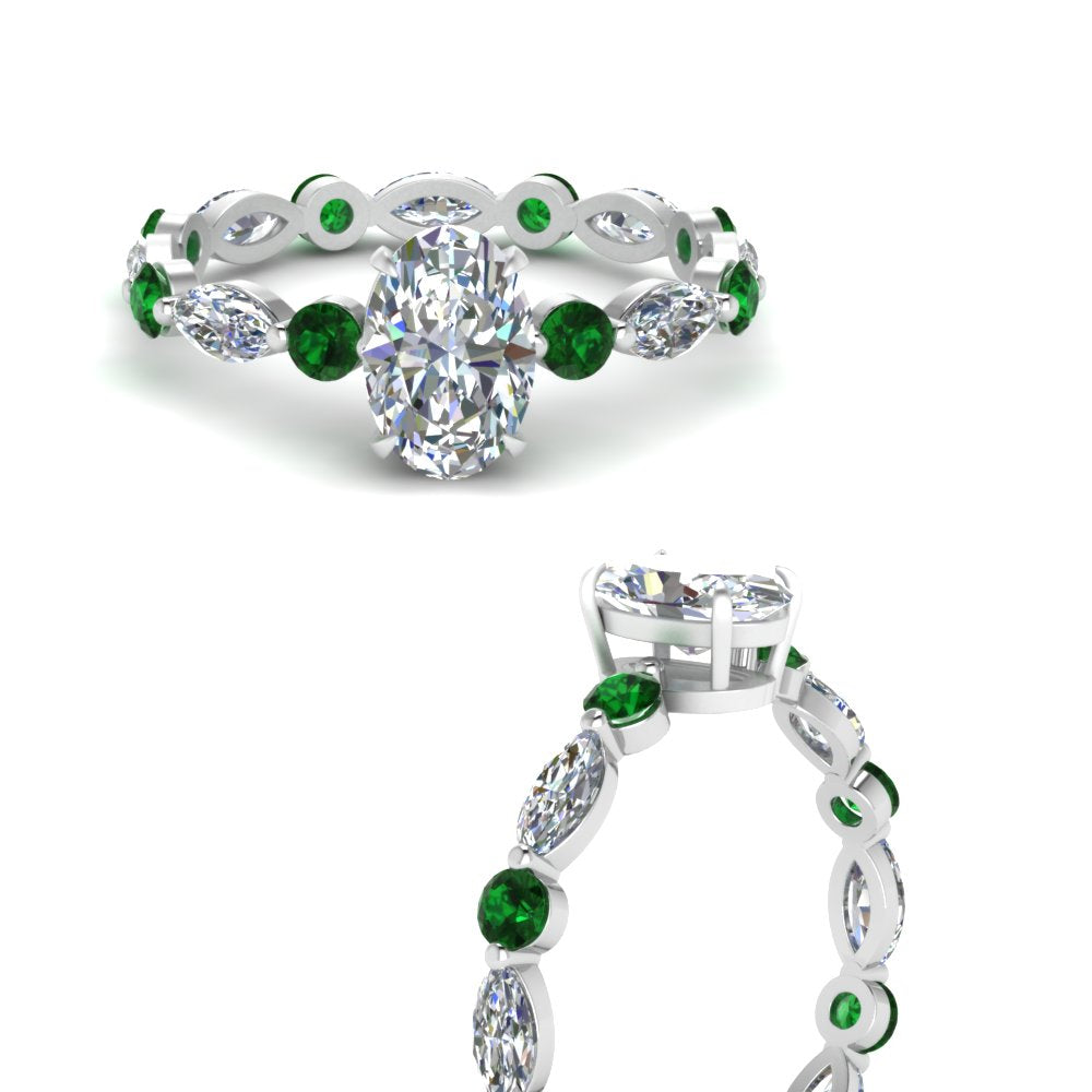 marquise-and-round-eternity-oval-shaped-diamond-engagement-ring-with-emerald-in-white-gold-FDEWB9398OVRGEMGRANGLE3-NL-WG_9842fc0e-1981-4e46-be9d-57395e4bbf53.jpg?v=1756456674