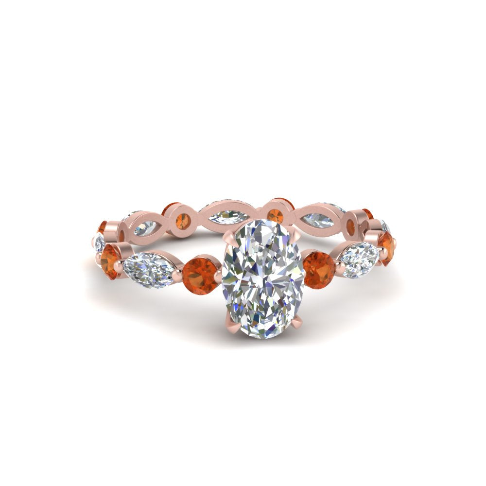 marquise-and-round-eternity-oval-shaped-diamond-engagement-ring-with-orange-sapphire-in-rose-gold-FDEWB9398OVRGSAOR-NL-RG.jpg?v=1756456540