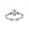 Load image into Gallery viewer, marquise-and-round-eternity-oval-shaped-diamond-engagement-ring-with-orange-sapphire-in-white-gold-FDEWB9398OVRGSAORANGLE5-NL-WG.jpg?v=1756456540