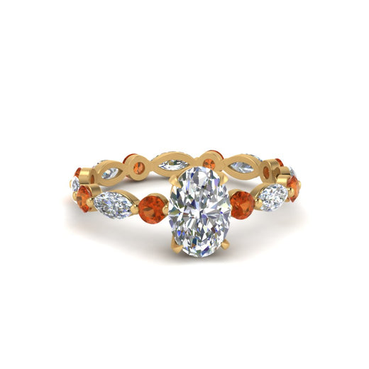 marquise-and-round-eternity-oval-shaped-diamond-engagement-ring-with-orange-sapphire-in-yellow-gold-FDEWB9398OVRGSAOR-NL-YG.jpg?v=1756456540