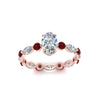 Load image into Gallery viewer, marquise-and-round-eternity-oval-shaped-diamond-engagement-ring-with-ruby-in-rose-gold-FDEWB9398OVRGRUDRANGLE5-NL-RG.jpg?v=1756456540