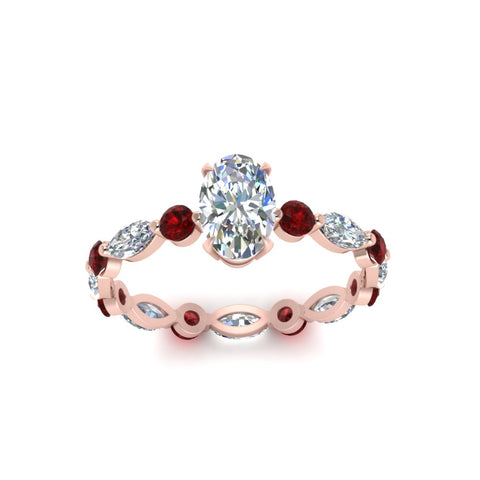 marquise-and-round-eternity-oval-shaped-diamond-engagement-ring-with-ruby-in-rose-gold-FDEWB9398OVRGRUDRANGLE5-NL-RG.jpg?v=1756456540