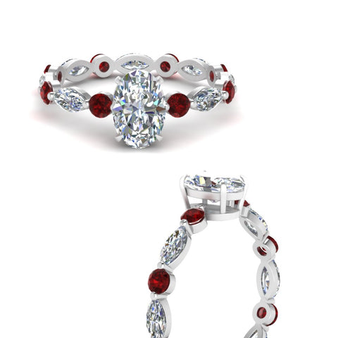 marquise-and-round-eternity-oval-shaped-diamond-engagement-ring-with-ruby-in-white-gold-FDEWB9398OVRGRUDRANGLE3-NL-WG.jpg?v=1756456540