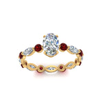 Load image into Gallery viewer, marquise-and-round-eternity-oval-shaped-diamond-engagement-ring-with-ruby-in-yellow-gold-FDEWB9398OVRGRUDRANGLE5-NL-YG.jpg?v=1756456540
