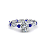 Load image into Gallery viewer, marquise-and-round-eternity-oval-shaped-diamond-engagement-ring-with-sapphire-in-white-gold-FDEWB9398OVRGSABL-NL-WG.jpg?v=1756456540
