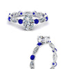 Load image into Gallery viewer, marquise-and-round-eternity-oval-shaped-diamond-engagement-ring-with-sapphire-in-white-gold-FDEWB9398OVRGSABLANGLE3-NL-WG.jpg?v=1756456540
