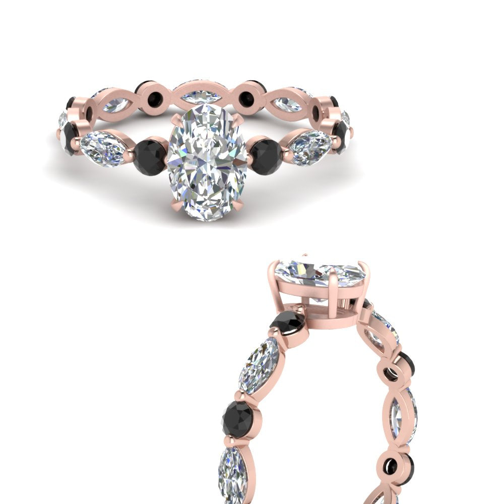 marquise-and-round-eternity-oval-shaped-engagement-ring-with-black-diamond-in-rose-gold-FDEWB9398OVRGBLACKANGLE3-NL-RG.jpg?v=1756456540
