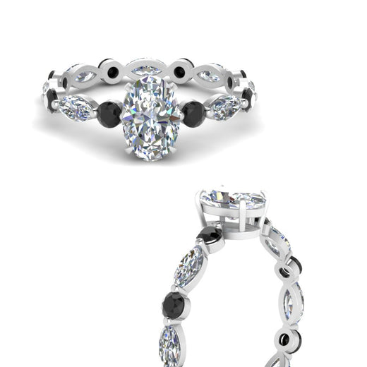 marquise-and-round-eternity-oval-shaped-engagement-ring-with-black-diamond-in-white-gold-FDEWB9398OVRGBLACKANGLE3-NL-WG.jpg?v=1756456540