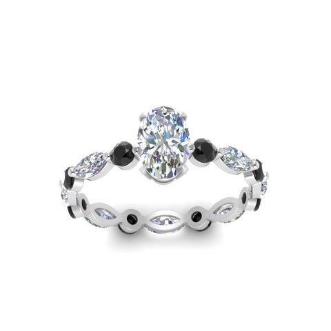 marquise-and-round-eternity-oval-shaped-engagement-ring-with-black-diamond-in-white-gold-FDEWB9398OVRGBLACKANGLE5-NL-WG.jpg?v=1756456540