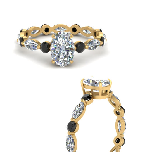marquise-and-round-eternity-oval-shaped-engagement-ring-with-black-diamond-in-yellow-gold-FDEWB9398OVRGBLACKANGLE3-NL-YG.jpg?v=1756456540