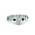 Load image into Gallery viewer, marquise-and-round-eternity-pear-shaped-diamond-engagement-ring-with-emerald-in-white-gold-FDEWB9398PERGEMGR-NL-WG_f4111b32-55f6-4cee-82f6-c9f4c2252671.jpg?v=1756456683
