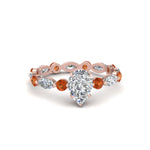 Load image into Gallery viewer, marquise-and-round-eternity-pear-shaped-diamond-engagement-ring-with-orange-sapphire-in-rose-gold-FDEWB9398PERGSAOR-NL-RG_481abf9a-8733-4a4a-b138-1077427a6efa.jpg?v=1756456683
