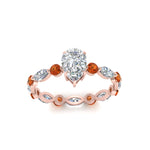 Load image into Gallery viewer, marquise-and-round-eternity-pear-shaped-diamond-engagement-ring-with-orange-sapphire-in-rose-gold-FDEWB9398PERGSAORANGLE5-NL-RG_a4842394-9dcc-430c-9af0-0ea96f0cf483.jpg?v=1756456683

