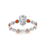 Load image into Gallery viewer, marquise-and-round-eternity-pear-shaped-diamond-engagement-ring-with-orange-sapphire-in-white-gold-FDEWB9398PERGSAORANGLE5-NL-WG_3e1eb085-5f44-415b-9254-84485e06d71d.jpg?v=1756456683
