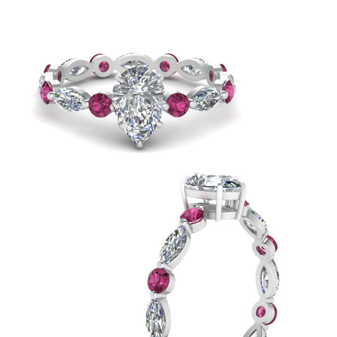 marquise-and-round-eternity-pear-shaped-diamond-engagement-ring-with-pink-sapphire-in-white-gold-FDEWB9398PERGSADRPIANGLE3-NL-WG.jpg?v=1756456554